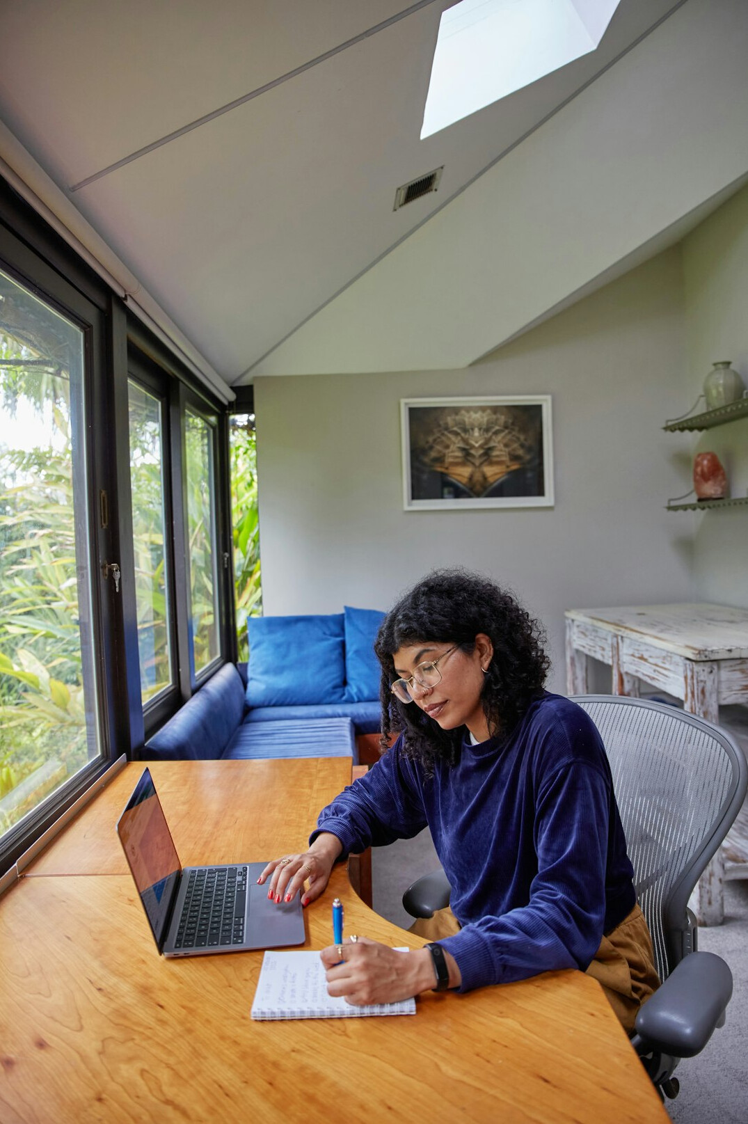 writer at desk